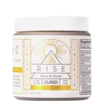 Cured Nutrition - Broad Spectrum CBD Capsules - Rise for Focus & Energy